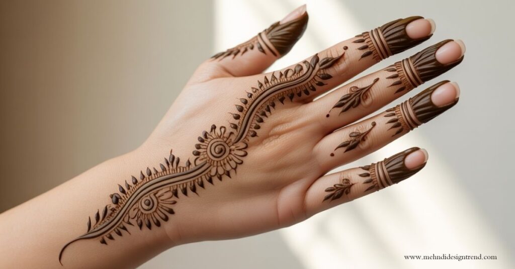Modern & Elegant Stylish Back Hand Mehndi Design 2025/26 12 Back Finger Mehndi Designs (Trendy)