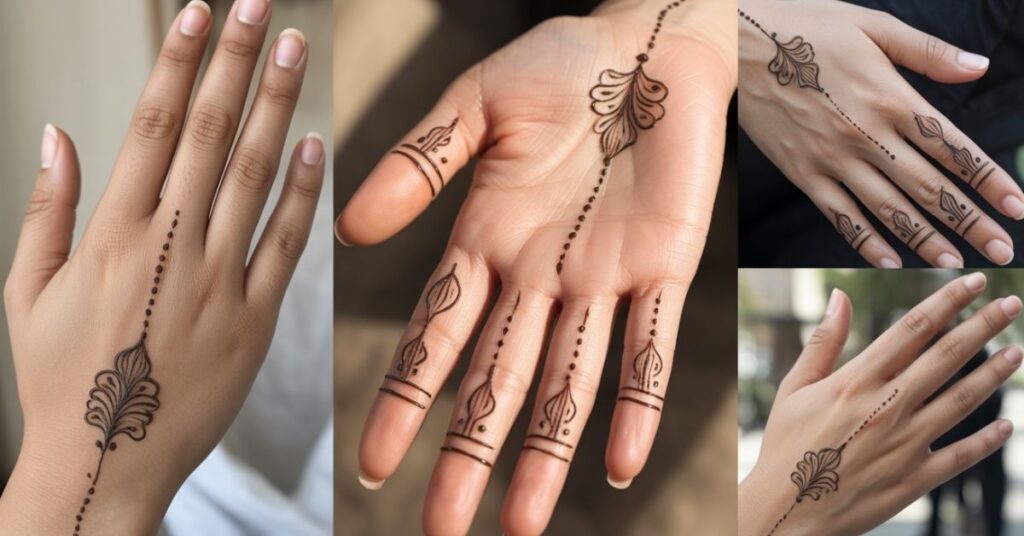 Beautiful Khafif Mehndi Design Patches