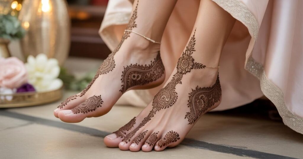 Simple & Easy Foot Mehndi Design Photos | Bridal Arabic Styles 2025 51 Best Foot Mehndi Design