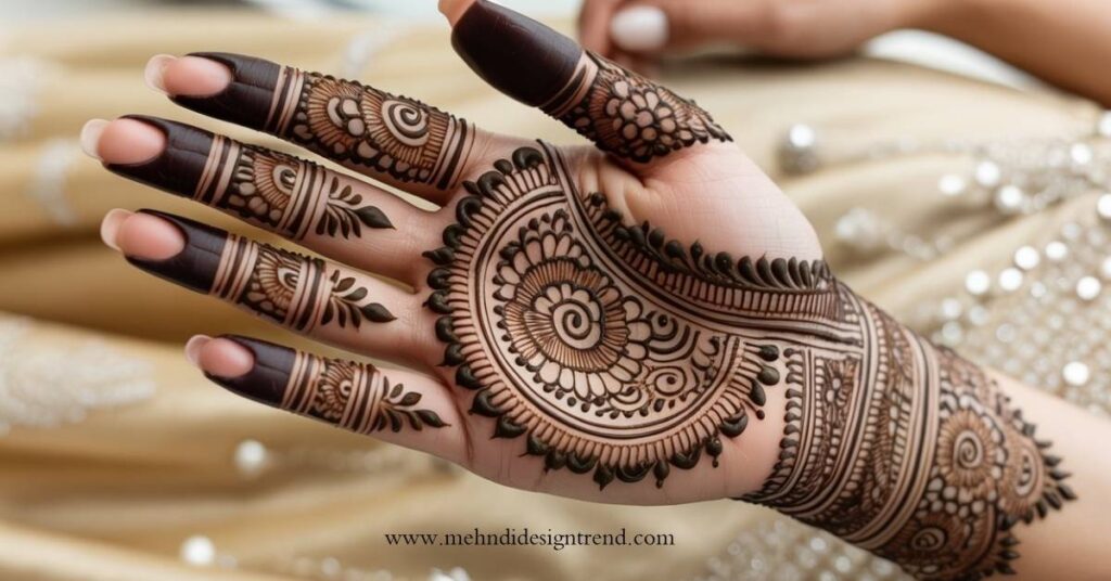 Bridal Round Mehndi Design