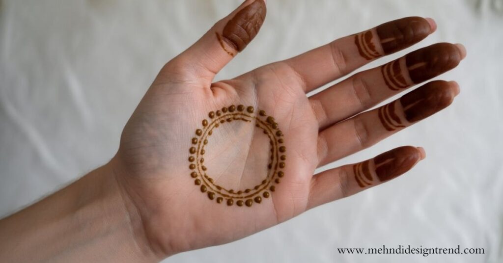 Circle Henna Designs