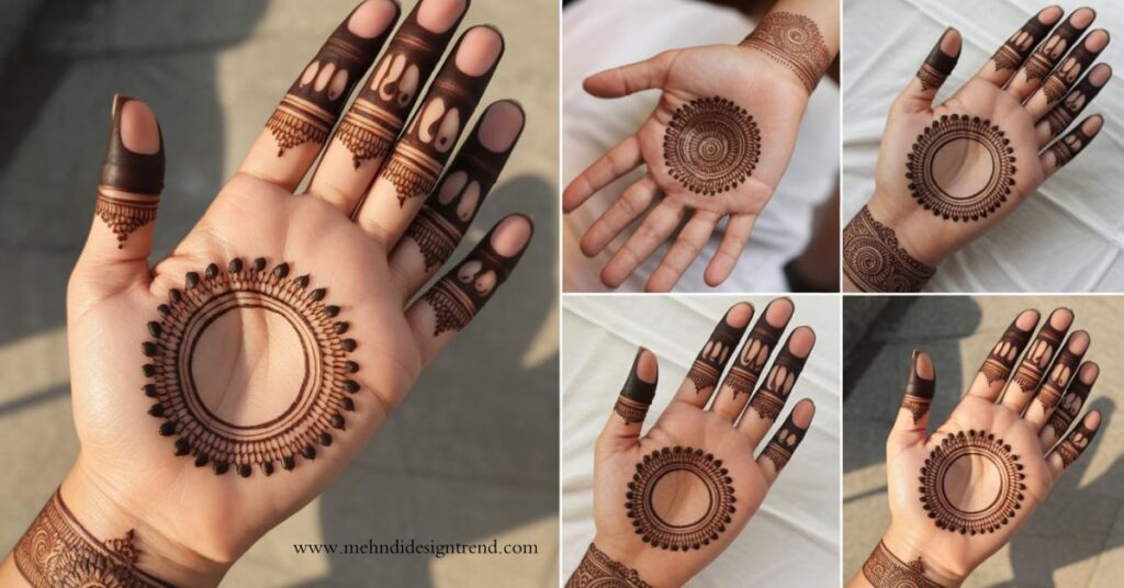Circle Mehndi Design