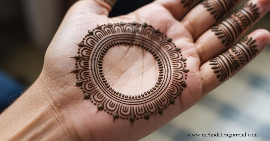 Circular Mehndi Design