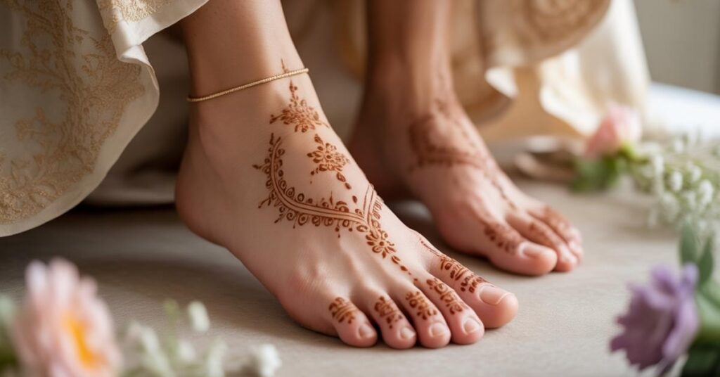 Simple & Easy Foot Mehndi Design Photos | Bridal Arabic Styles 2025 33 Easy Mehndi Design Images For Foot