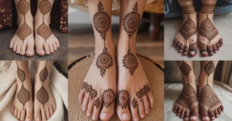 Foot Mehndi Design