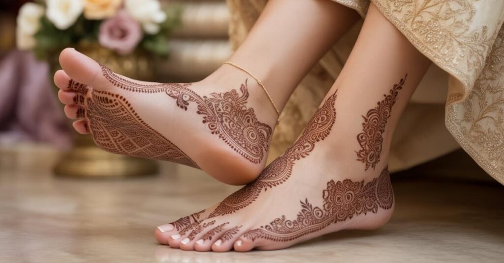 Simple & Easy Foot Mehndi Design Photos | Bridal Arabic Styles 2025 68 Foot Mehndi Designs For Bride