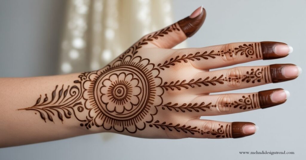 Modern & Elegant Stylish Back Hand Mehndi Design 2025/26 27 Full Hand Arabic Mehndi Designs (Back Side)