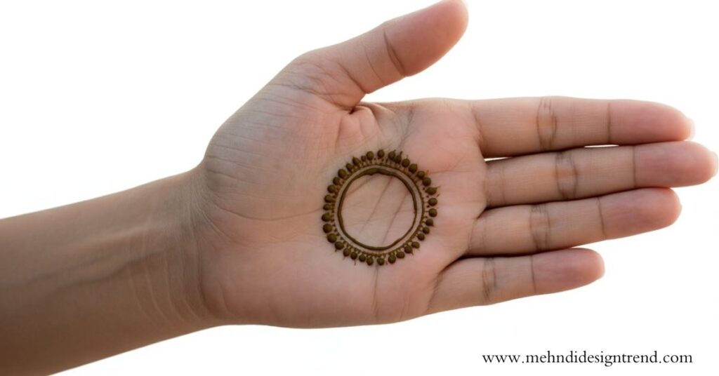 Mehndi Design Circular
