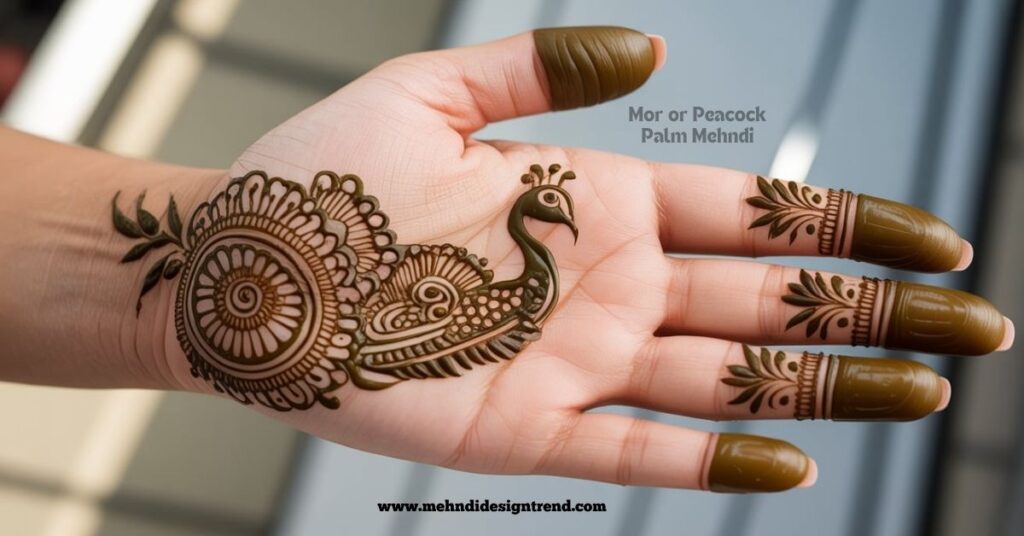 120+ Easy Full Palm Mehndi Designs | Simple, Modern & Truly Beautiful Ideas 4 Mor or Peacock Palm Mehndi