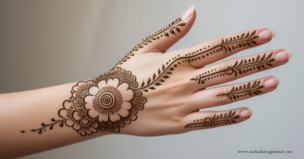 Modern & Elegant Stylish Back Hand Mehndi Design 2025/26 15 New Back Side Mehndi Designs (2025 Edition)