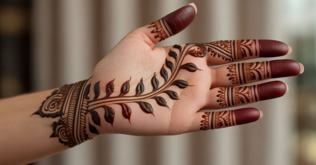 Pakistani Arabic Mehndi Design