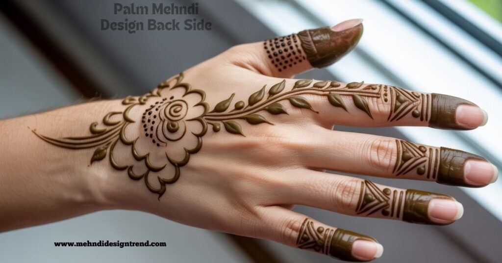 120+ Easy Full Palm Mehndi Designs | Simple, Modern & Truly Beautiful Ideas 11 Palm Mehndi Design Back Side
