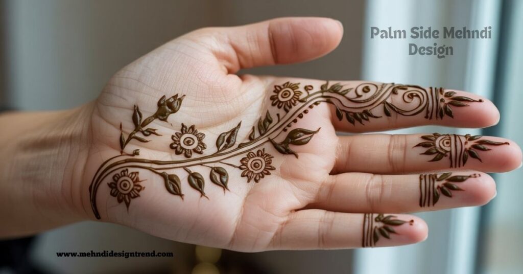 120+ Easy Full Palm Mehndi Designs | Simple, Modern & Truly Beautiful Ideas 12 Palm Side Mehndi Design