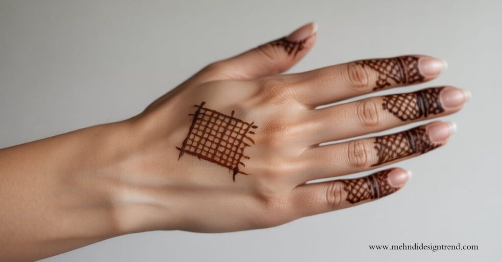 Patch Mehndi Design For Girl