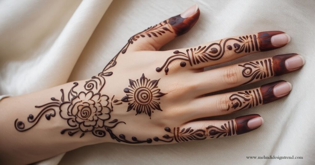 Modern & Elegant Stylish Back Hand Mehndi Design 2025/26 48 Pinterest Trending Back Side Mehndi Ideas
