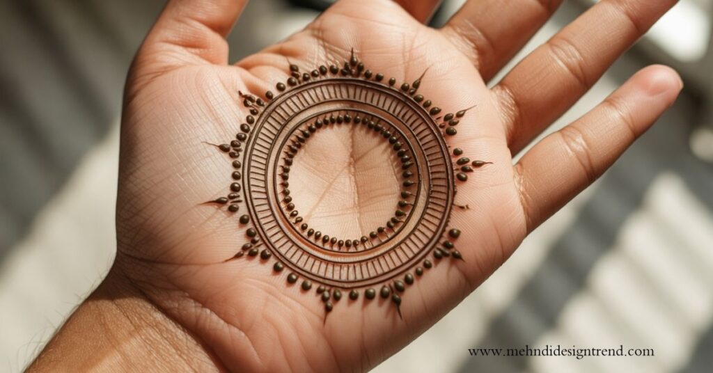 Plain Circle Mehndi