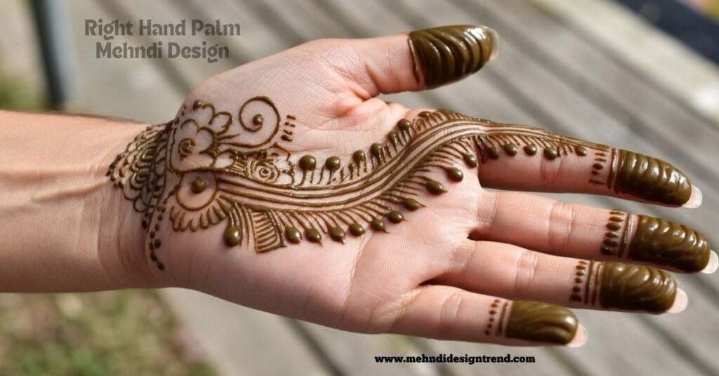 120+ Easy Full Palm Mehndi Designs | Simple, Modern & Truly Beautiful Ideas 19 Right Hand Palm Mehndi Design