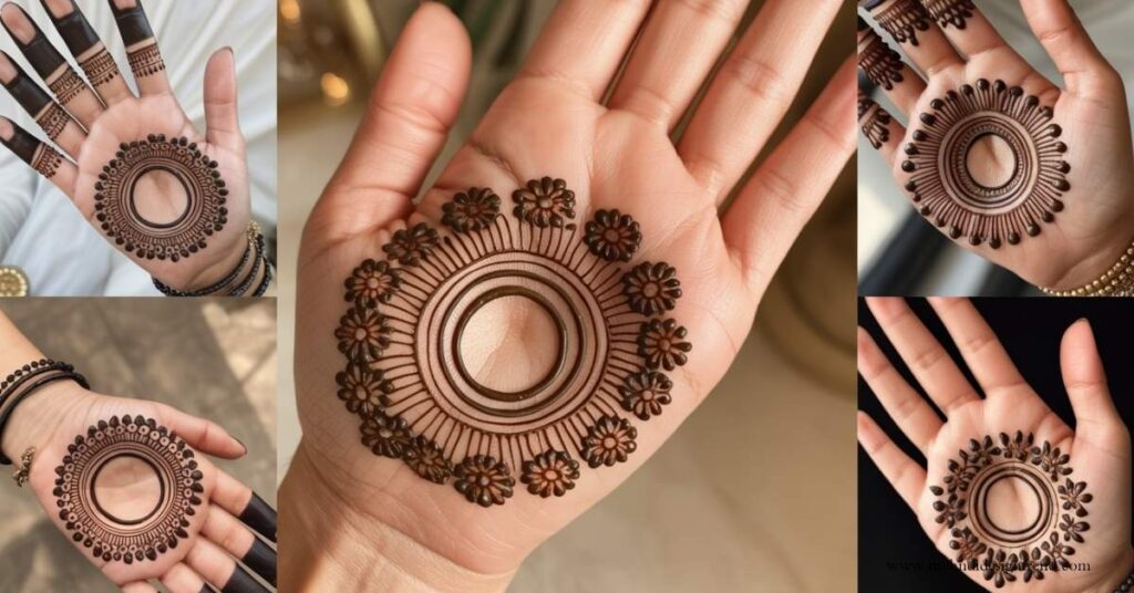 Round Mehndi Design