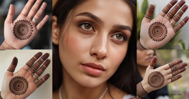 Round mehndi designs