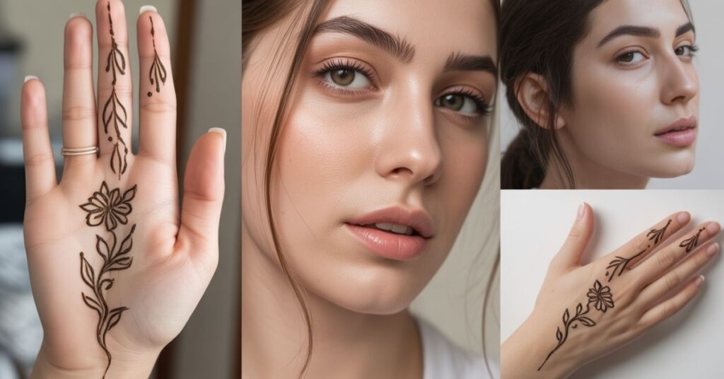 Simple Khafif Mehndi Design