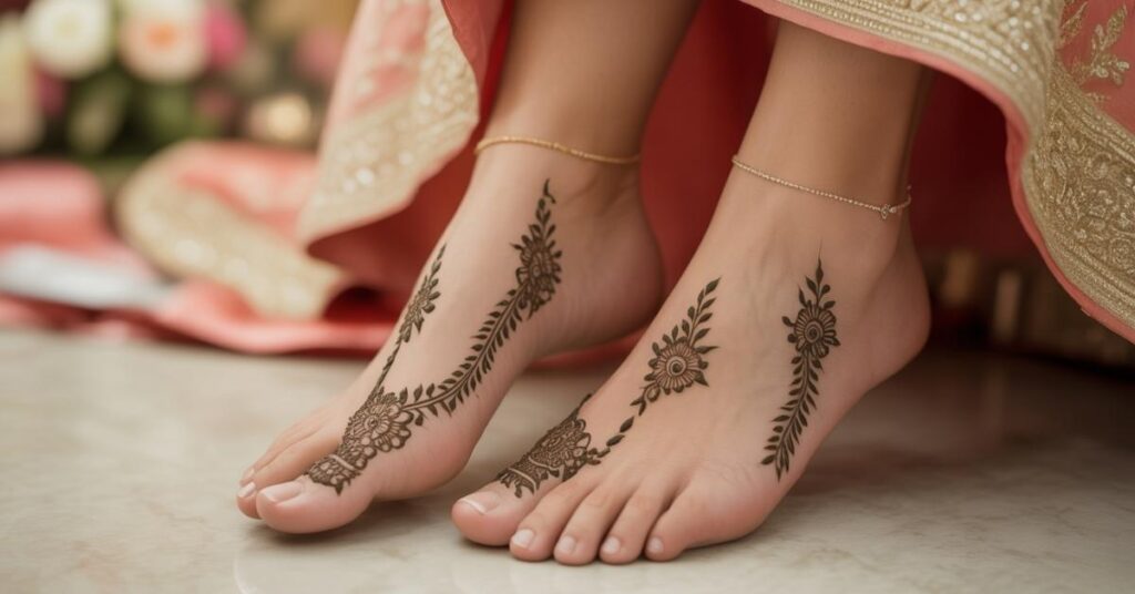 Simple & Easy Foot Mehndi Design Photos | Bridal Arabic Styles 2025 35 Simple Mehndi Designs For Feet