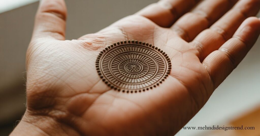 राउंड मेहंदी डिजाइन फोटो