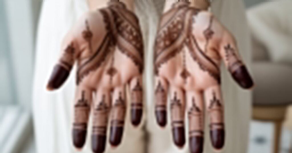 80+ Stylish & Easy Royal Finger Mehendi Designs for Front and Back 94 Combination Finger Mehndi Designs