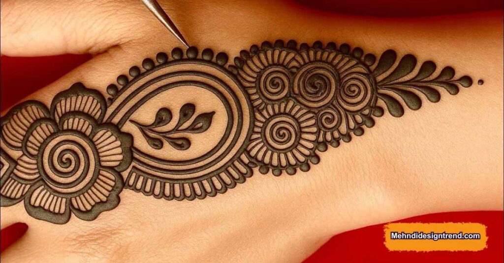 110 Stylish Mehndi Design Ideas for Front, Back & Full Hands 12 Modern Full Hand Mehndi Art