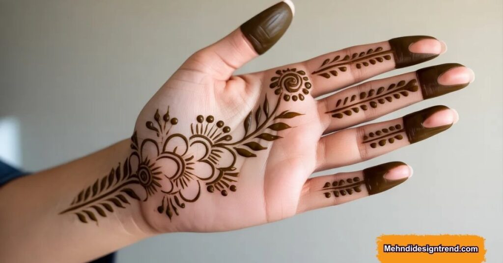 110 Stylish Mehndi Design Ideas for Front, Back & Full Hands 24 Simple Yet Stylish Front Hand Mehndi Patterns